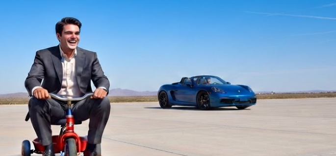 Tricycle vs Porsche — in volatile crypto trading, tools matter. We got your back.